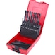 HSS-R twist drill set, plastic case, 19 pieces, 1-10 mm - HSS-R twist drill set - 1