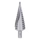 HSS step drill, D: 4–30 mm, 14 steps - HSS step drill bit - 1