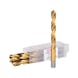 HSS TiN twist drill, 12.5 mm, pack of 5 - HSS TiN twist drill - 1