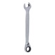 DUO GEARplus combination wrench, open-end ratchet function 15 mm, reversible - DUO GEARplus reversible ring spanner - 1