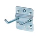 Double tool holder with angled hook end, D: 6 mm, 50 mm - Tool holder, workpiece holder (other) - 1