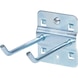 Double tool holder with slanted hook end, D: 6 mm, 75 mm - Tool holder, workpiece holder (other) - 1