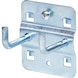 Double tool holder with vertical hook end, D: 6 mm, 35 mm - Tool holder, workpiece holder (other) - 1