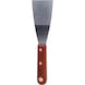 KS TOOLS STAINLESS STEEL spatula, 63 mm, with wooden handle - Spatula (hand tool, other) - 1