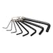 Hexagon socket angle pin wrench set on ring, 8-piece, 2-10 mm - Socket wrench (set) - 2