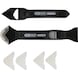 KS TOOLS FUGENFIX silicone scraper and squeegee set, 7 pieces - Puller - 1