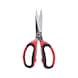 KS TOOLS Universal-Werkstattschere, 190mm, schwarz-rot - Universalschere - 1