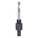 Hole saw holder, shank 9.5 mm, D: 14-30 mm - Milling cutters - 1