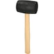 Rubber mallet, 500g on hanger - Rubber mallet - 1