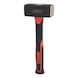 Mallet with fibreglass handle, 1500 g - Mallet - 1