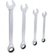 GEARplus ratchet combination wrench set, 4-piece 24-32 mm - Combination spanner set - 1