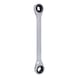 GEARplus TX-E double ratchet ring spanner, E14xE18 on hanger - GEARplus TX-E double ratchet ring spanner - 1