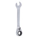 GEARplus ratchet combination wrench, short, 8 mm on hanger - GEARplus ratchet combination spanner, short - 1