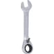 GEARplus ratchet combination wrench, short, 10 mm on hanger - GEARplus ratchet combination spanner, short - 1