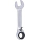 GEARplus ratchet ring spanner, short, 13 mm on hanger - GEARplus ratchet combination spanner, short - 1