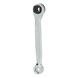 GEARplus mini bit reversible ratchet ring spanner 1/4 inch x 1/4 inch - GEARplus mini bit reversible ratchet ring spanner - 1