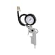 Calibrated compressed air tyre pressure gauge, 0-10 bar - Compressed air tools (other) - 1