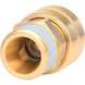 KS TOOLS Brass coupling with external thread, G1/2 inch AG - Brass coupling with external thread - 1