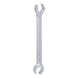 CHROMEplus Open double ring spanner, angled, 17x19mm - CHROMEplus open double ring spanner - 1