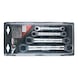GEARplus TX E double ratchet ring spanner set, 4-piece - GEARplus TX-E double ratchet ring spanner - 1