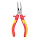 ERGOTORQUE VDE flat round nose pliers, curved, 165 mm - Flat round pliers - 1