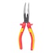ERGOTORQUE VDE flat round nose pliers, curved, 205 mm - Flat round pliers - 1