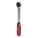 KS TOOLS 1/2 inch reversible ratchet, 270 mm - Changeover switch - 1