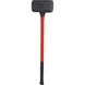 Non-rebound soft-face hammer, XL, 5500 g - Non-rebound soft-face hammer - 1