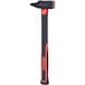 Locksmith's hammer, fibreglass handle, French shape, 250 g - Sledgehammer - 1