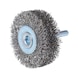 Stainless steel wire brush disc 0.3 mm, D: 50 mm - Brushes - 1