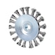 KS TOOLS Stainless steel conical wire round brush, 0.5 mm, D: 115 mm - Wire brush - 1