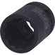 1/2 inch 12-point power socket, short, 19 mm on hanger - 1/2 inch 12-point heavy-duty socket - 1