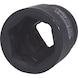 1 inch hex power socket, short, 40 mm - 1-inch hex power socket - 1