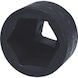 1 inch hex power socket, short, 50 mm - 1-inch hex power socket - 1