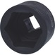 1 inch hex power socket, short, 60 mm - 1-inch hex power socket - 1