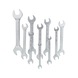 Double open-end wrench set, 10-piece 8-32 mm - Double-ended spanner set - 1