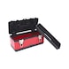 Plastic and sheet steel tool box, 395 x 180 x 170 mm - Tool boxes - 1