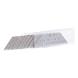 Trapezoidal blades, pack of 10 - Replacement knife blade - 1