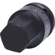 KS TOOLS 1/2 inch power bit socket hexagon socket, short, 17 mm - 1/2 inch power bit socket hexagon socket - 1