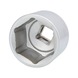 KS TOOLS 1 inch hex socket, short, 60 mm - 1 inch hex socket - 1