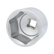1 inch hex socket, short, 75 mm - 1 inch hex socket - 1