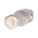 Square adapter, for 1/4 inch bit ratchet wrench - Square adapter, for bit ratchet wrench - 1