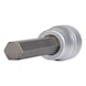 3/4 inch hex socket bit socket, long, 17 mm - 3/4 inch hex socket bit - 1