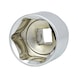 1/2 inch CHROMEplus hex socket, 34 mm on hanger - 1/2 inch CHROMEplus hex socket - 1