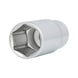 1/2 inch CHROMEplus hex socket, long, 24 mm - 1/2 inch CHROMEplus hex socket - 1
