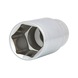 1/2 inch CHROMEplus hexagon socket, long, 27 mm - 1/2 inch CHROMEplus hex socket - 1