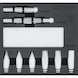 Rebound mandrel set, 10 pieces - Hammer, dent removal tool (parts) - 1