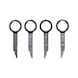 Radio/navigation device unlocking tool, 4-piece - Special automotive tools: Radio and navigation system - 1