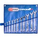 CHROMEplus combination wrench set, angled, 11-piece inch - Combination spanner set - 1