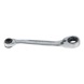 11 mm, 1/4 inch through-type reversible ratchet - KS TOOLS Ratchet (stepped spanner) - 1